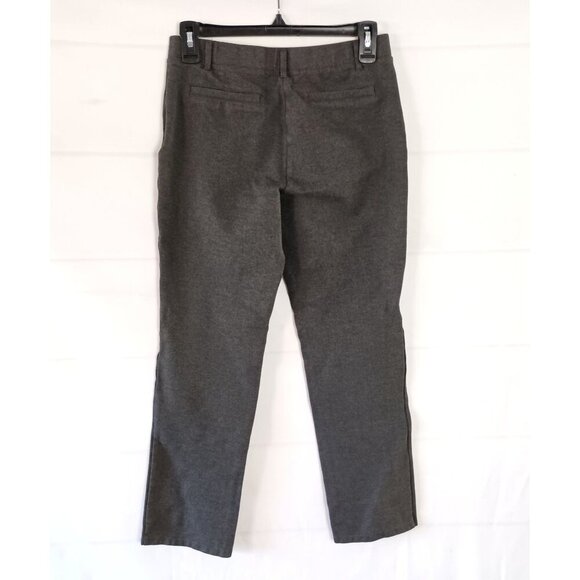 Quince Ultra Stretch Ponte Pants Petite S Charcoal Straight Leg Comfortable - Picture 5 of 7